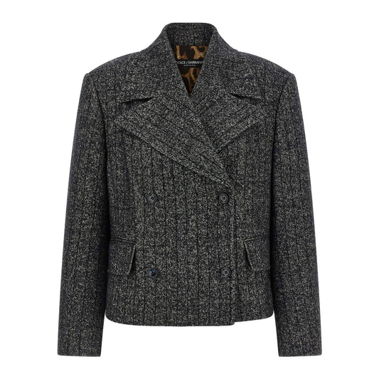 Dolce & Gabbana Bicolor Elastane Blazer