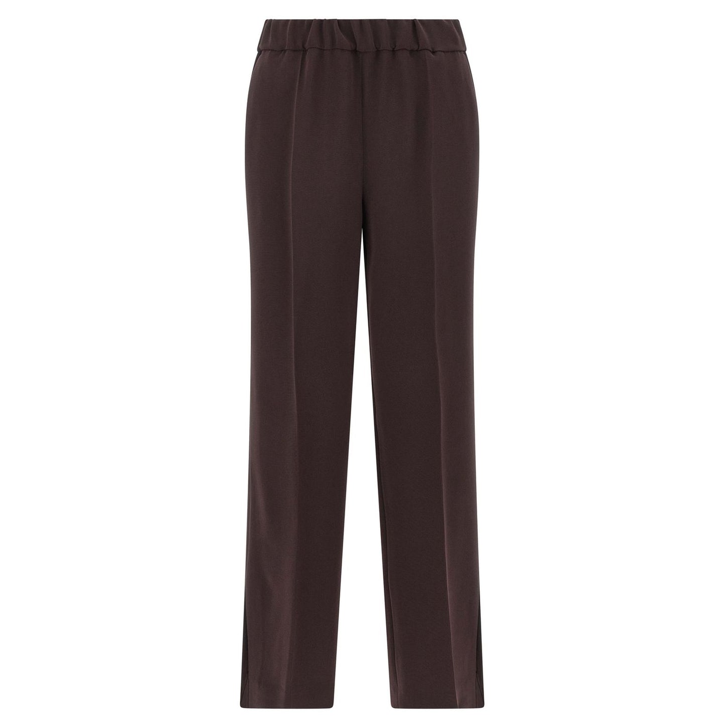 Alberto Biani Brown Triacetate Casual Pants