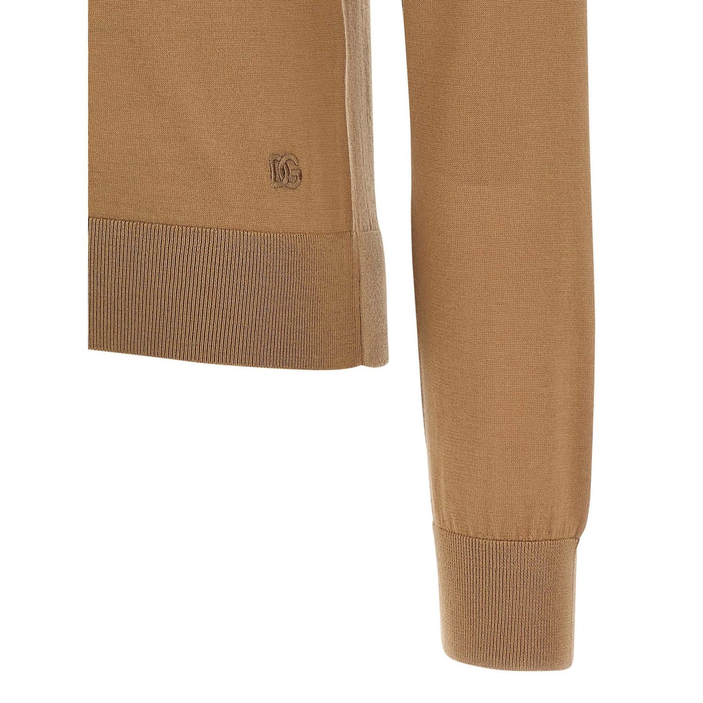 Dolce & Gabbana Beige Cashmere Cardigan
