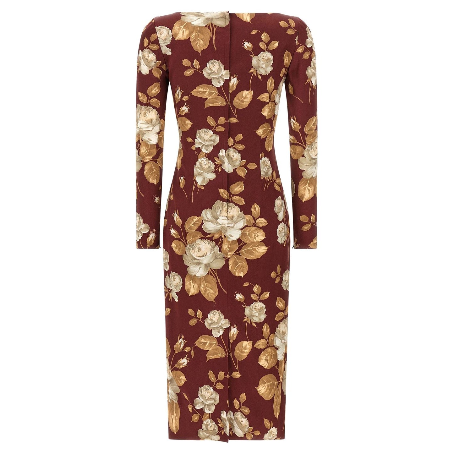 Dolce & Gabbana Multicolor Elastane Midi Dress