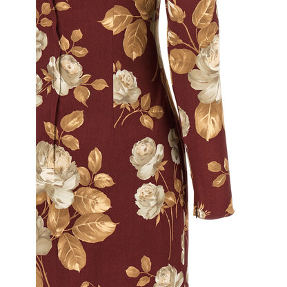 Dolce & Gabbana Multicolor Elastane Midi Dress
