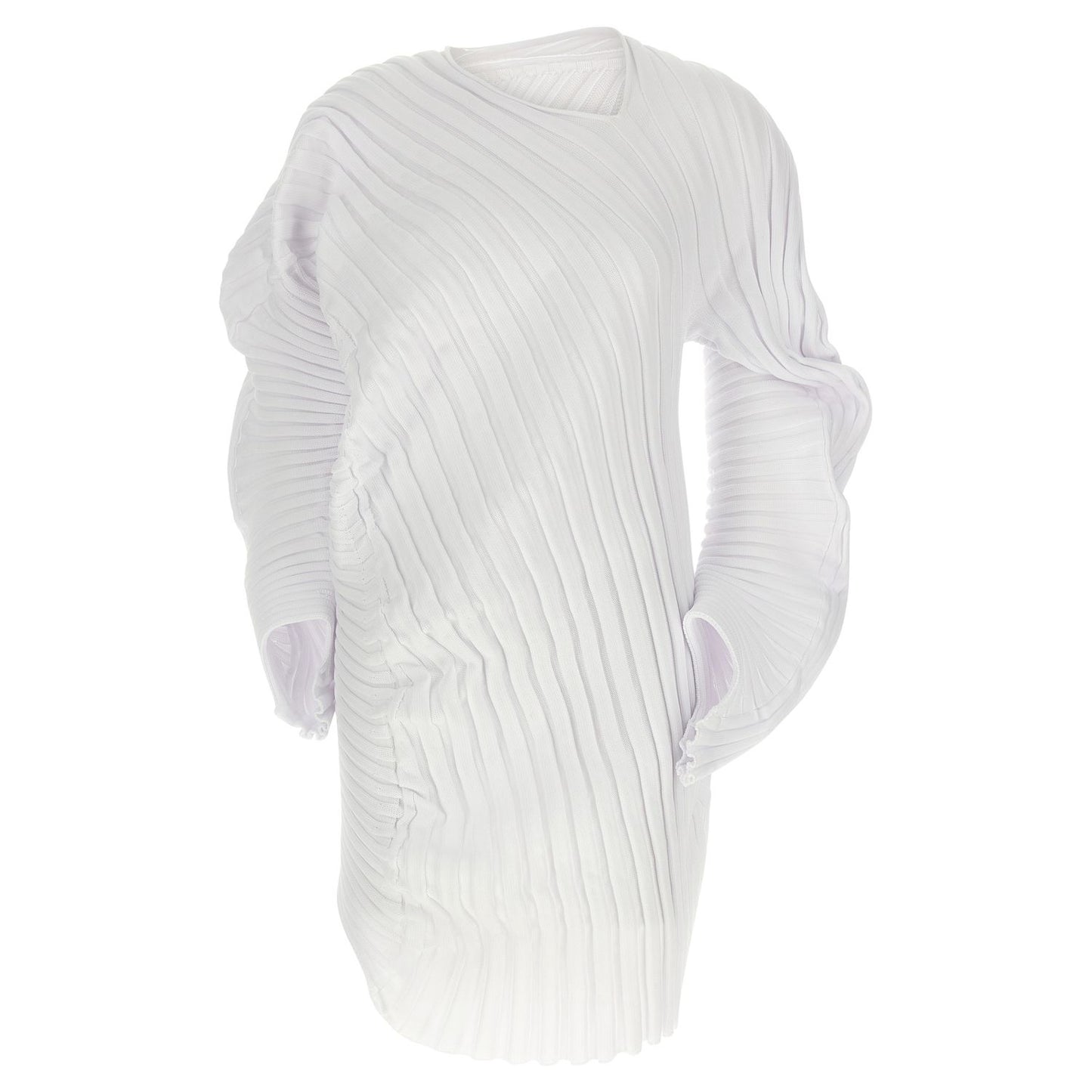 Issey Miyake White Polyester Casual Dress