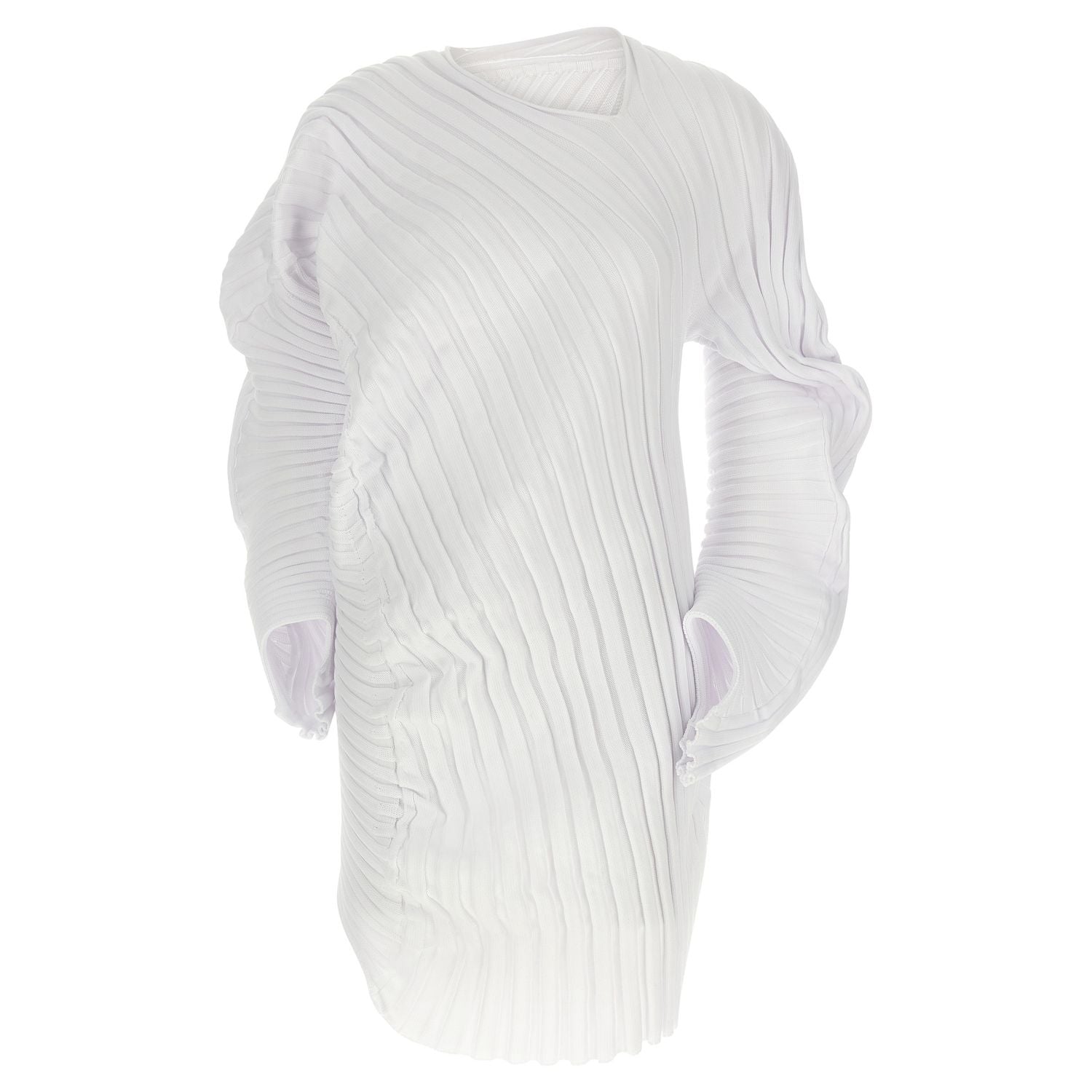 Issey Miyake White Polyester Casual Dress