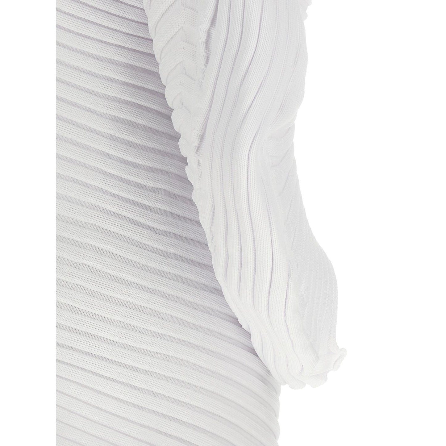 Issey Miyake White Polyester Casual Dress