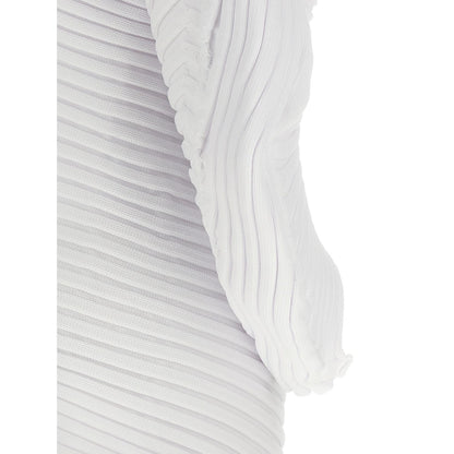 Issey Miyake White Polyester Casual Dress