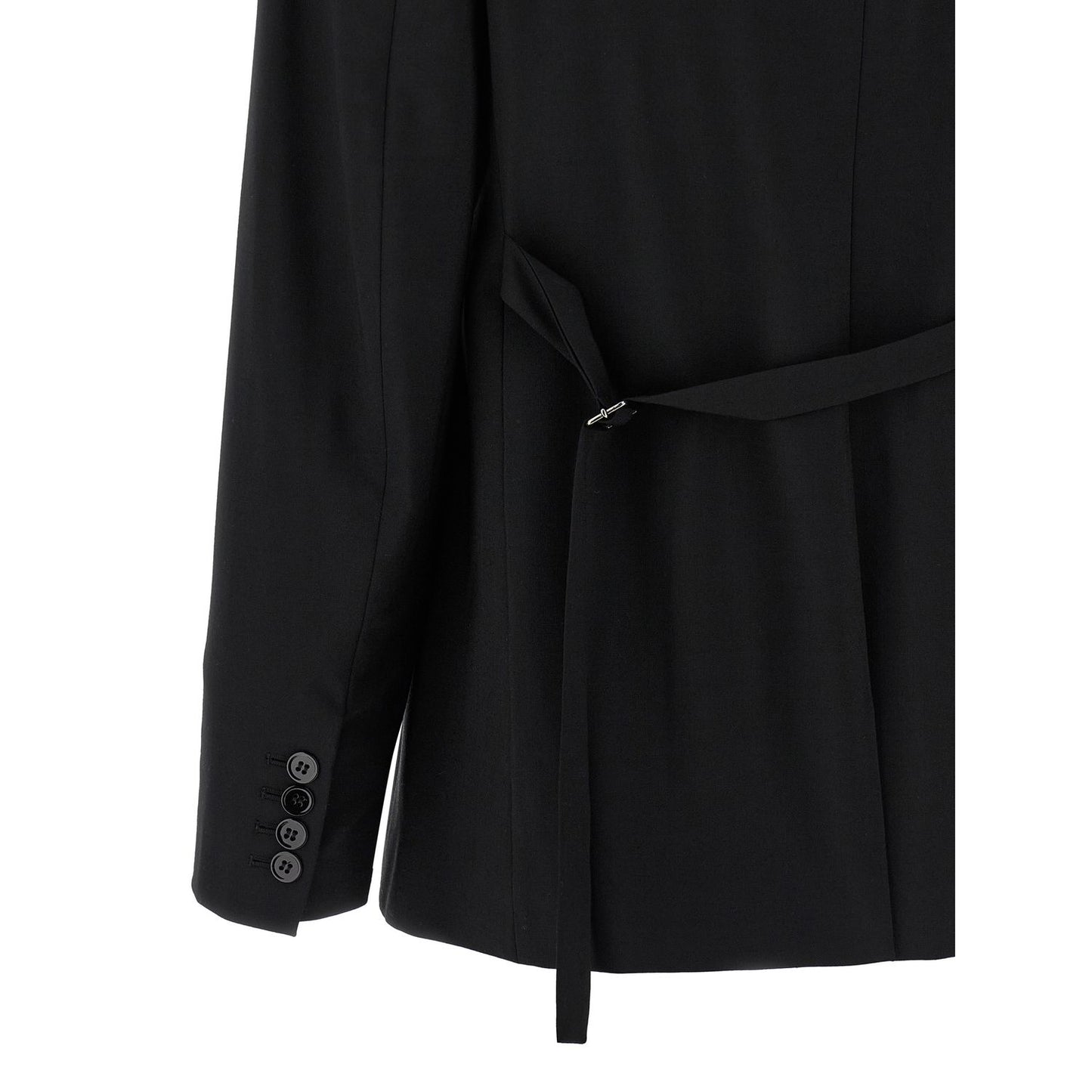 Nensi Dojaka Black Virgin Wool Blazer