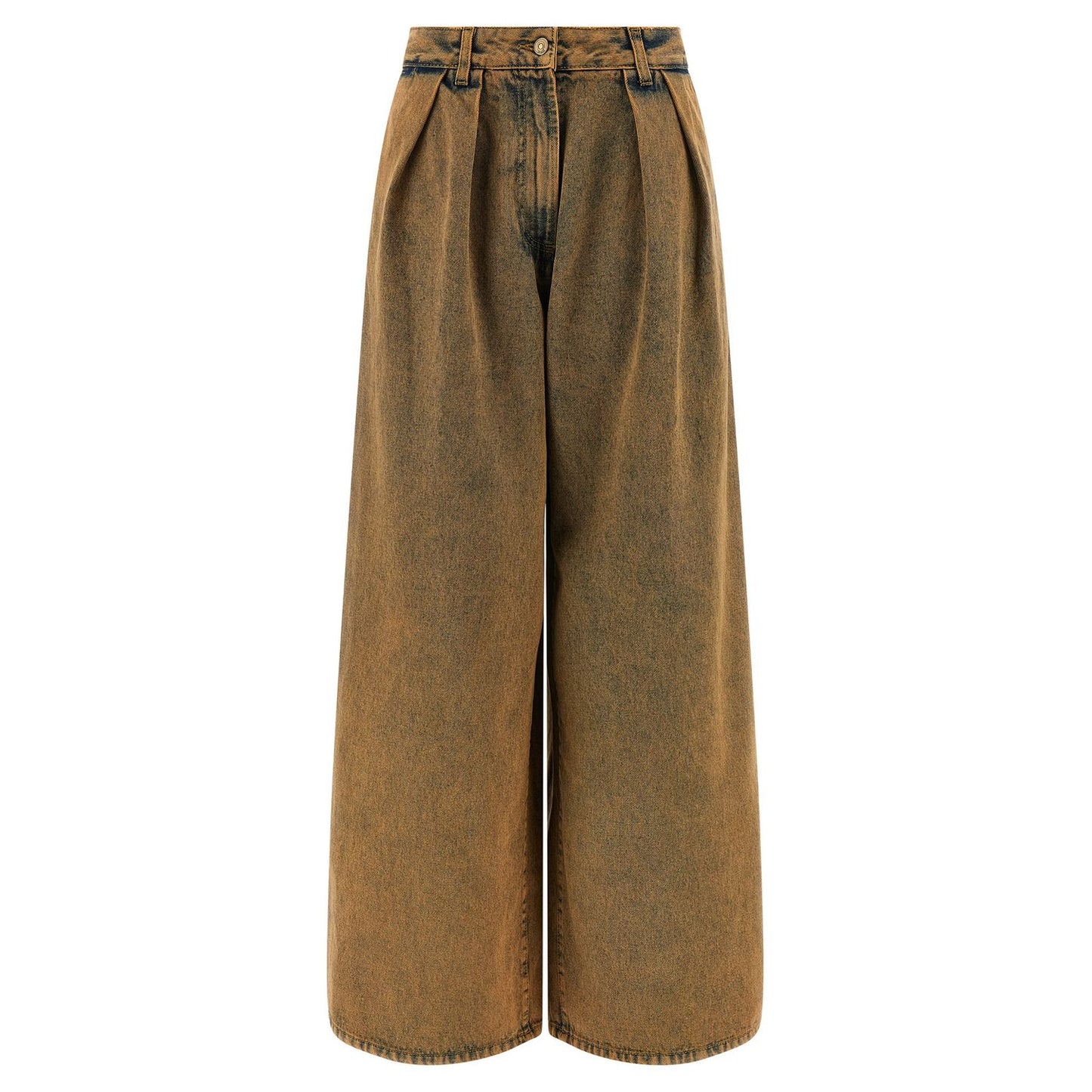 Alanui Brown Cotton Jeans Denim