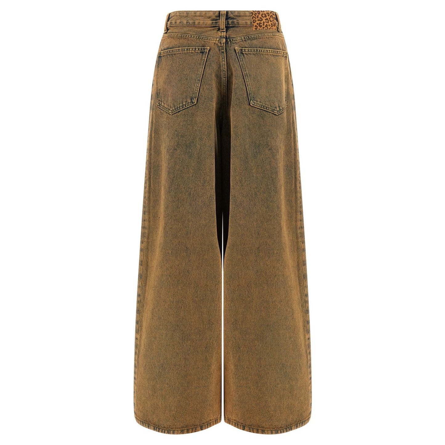 Alanui Brown Cotton Jeans Denim