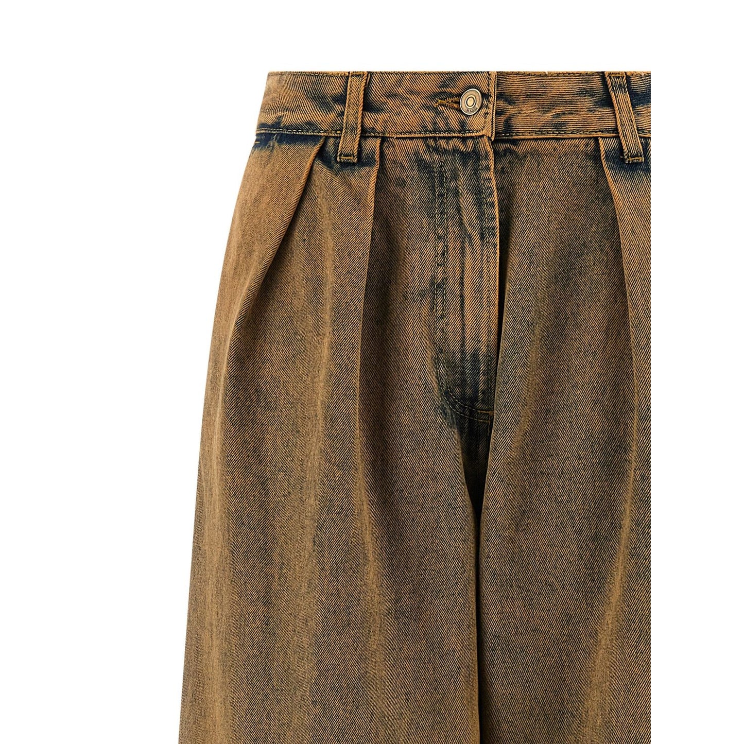 Alanui Brown Cotton Jeans Denim