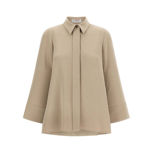 Alberto Biani Beige Triacetate Blouse