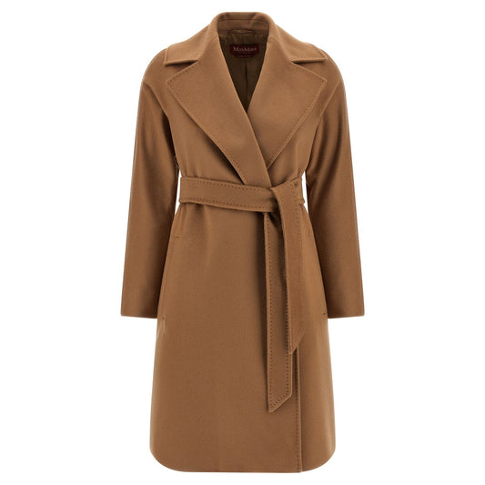 Max Mara Brown Virgin Wool Coat