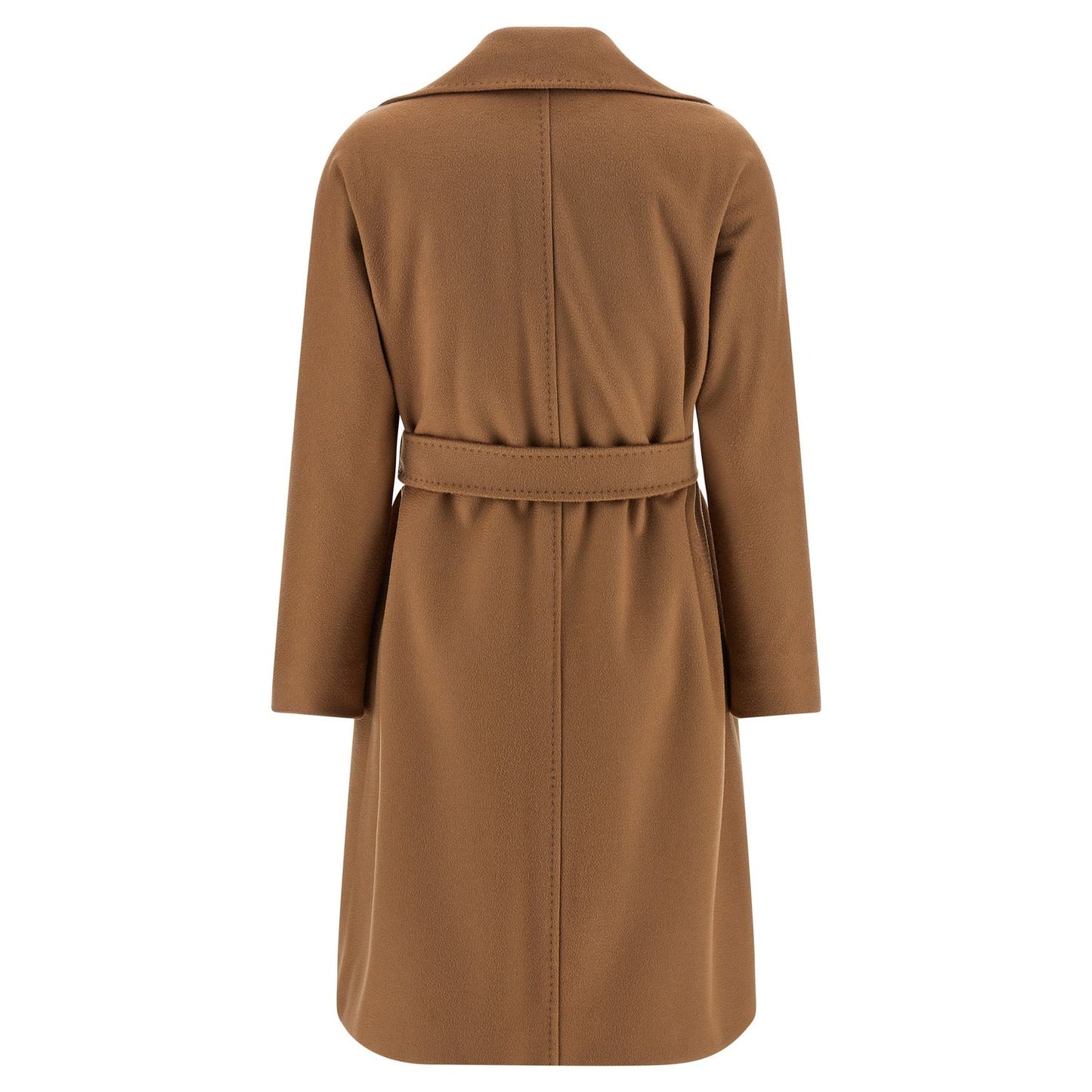 Max Mara Brown Virgin Wool Coat