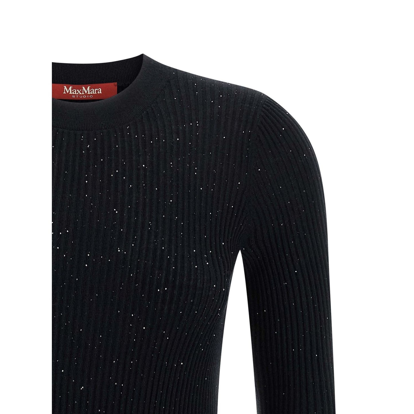 Max Mara Black Silk Cardigan