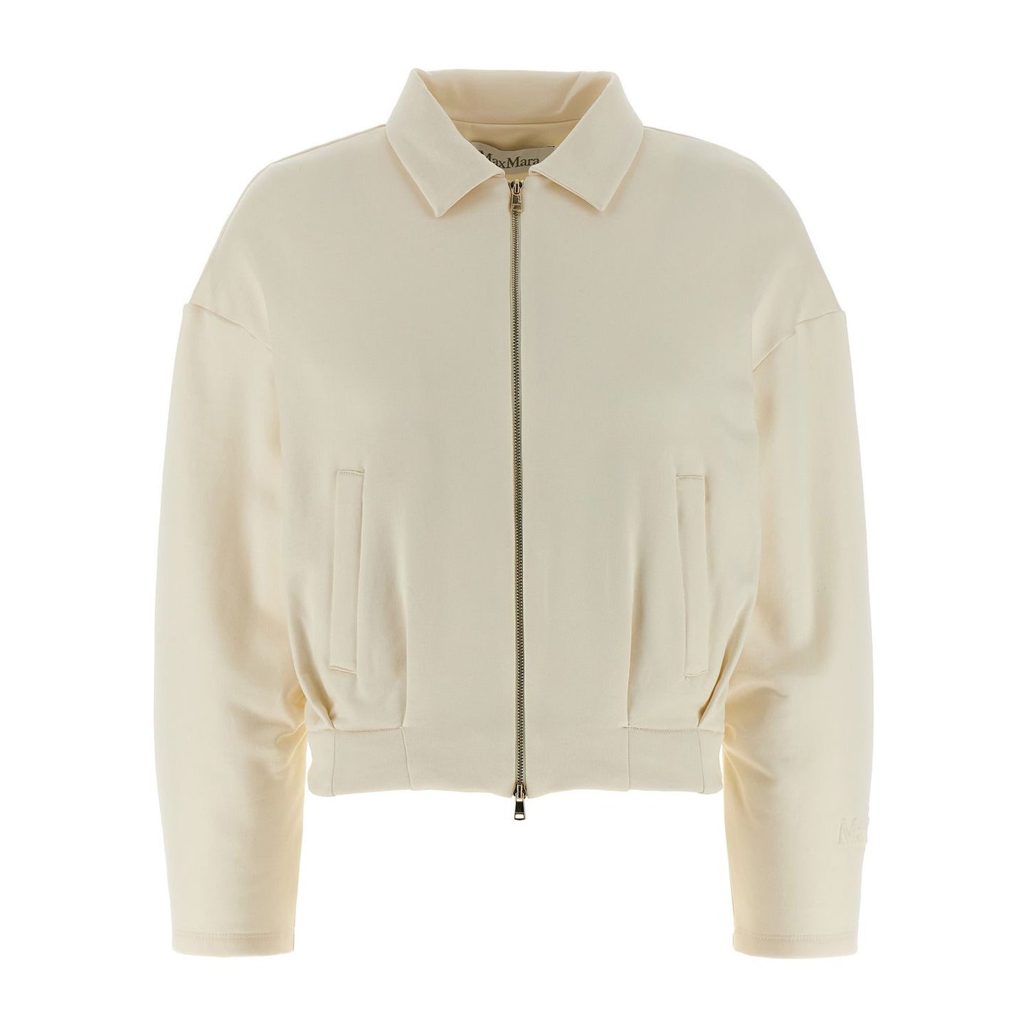 Max Mara White Silk Sweatshirt