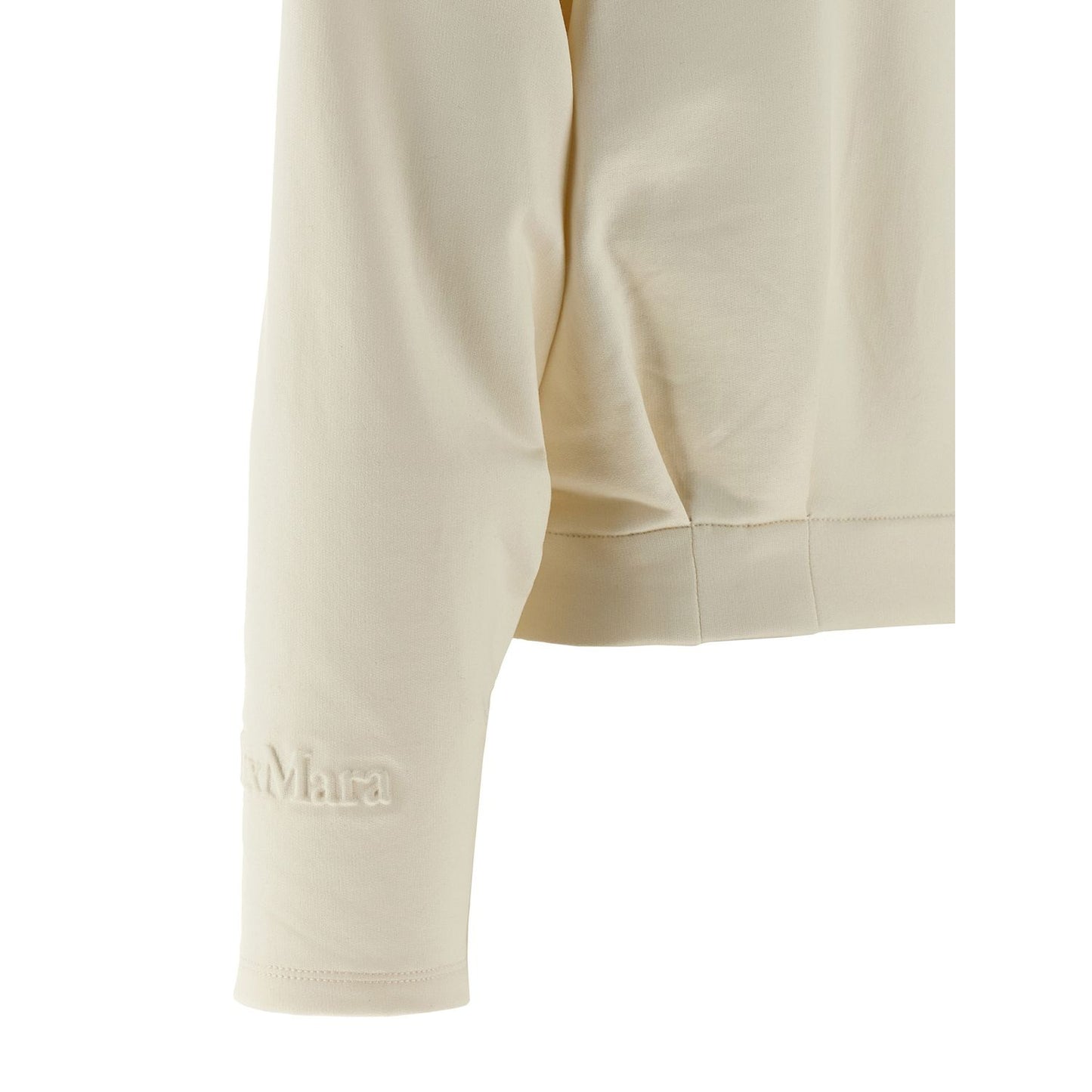 Max Mara White Silk Sweatshirt