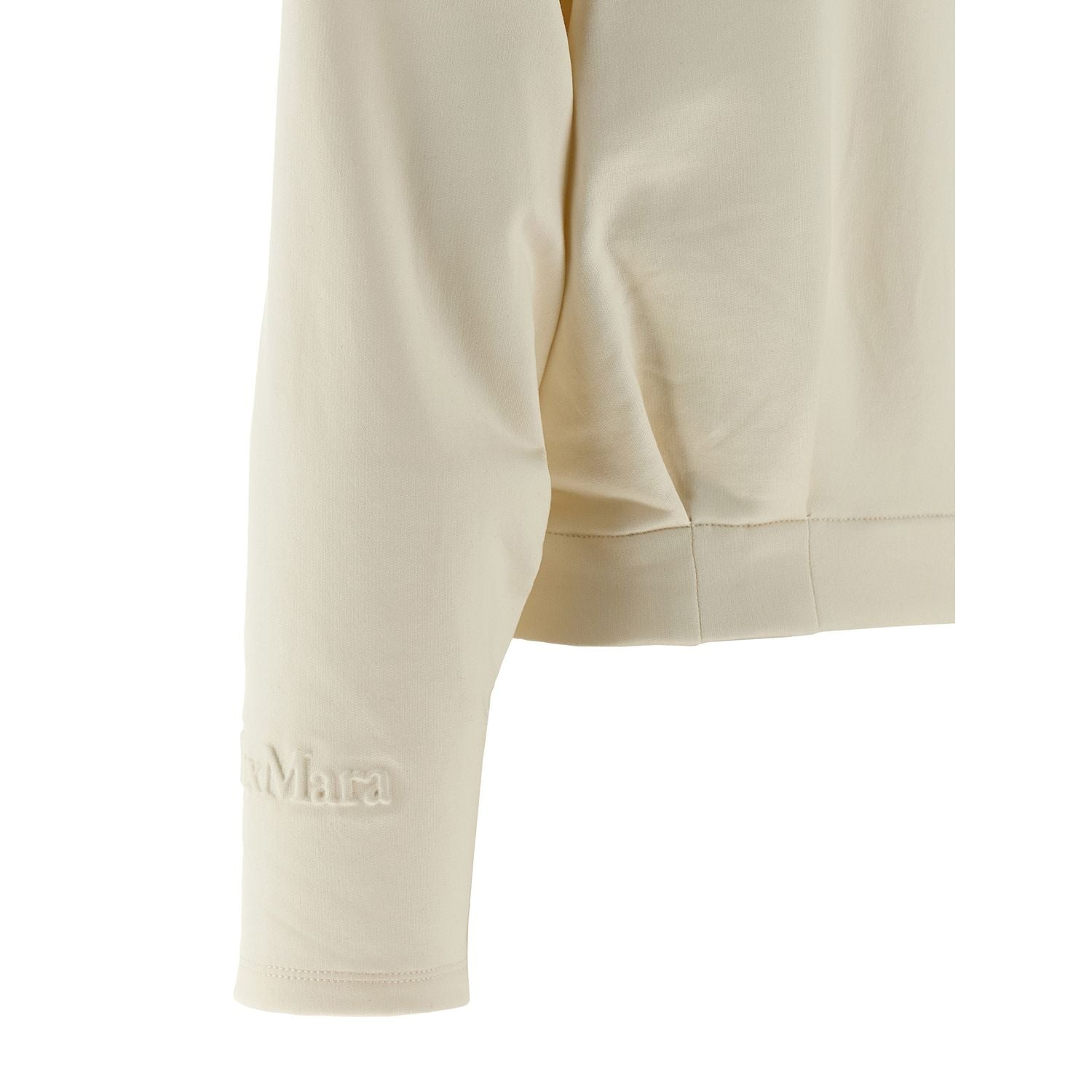 Max Mara White Silk Sweatshirt