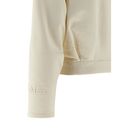 Max Mara White Silk Sweatshirt