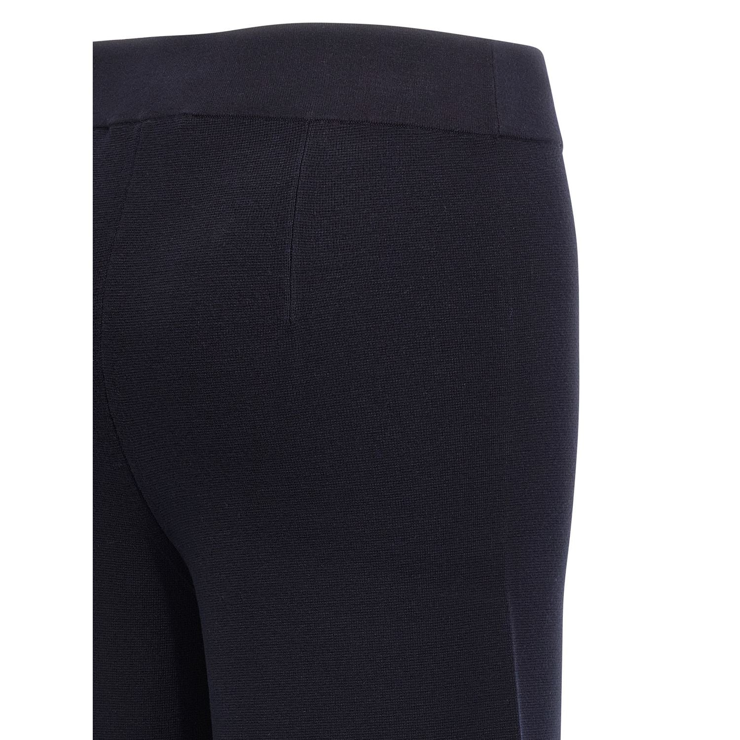 Max Mara Blue Viscose Casual Pants