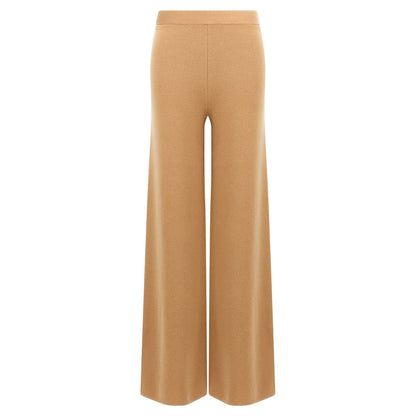 Max Mara Brown Wool Casual Pants