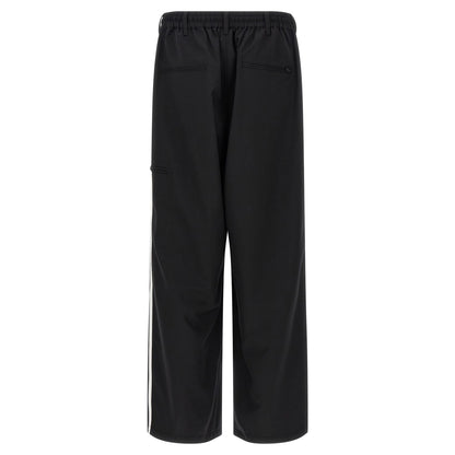 Y-3 Black Polyester Casual Pants