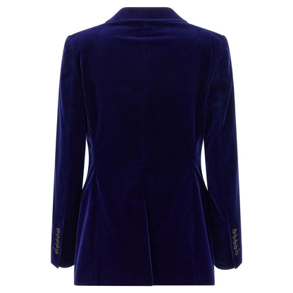 Tom Ford Blue Cotton Blazer