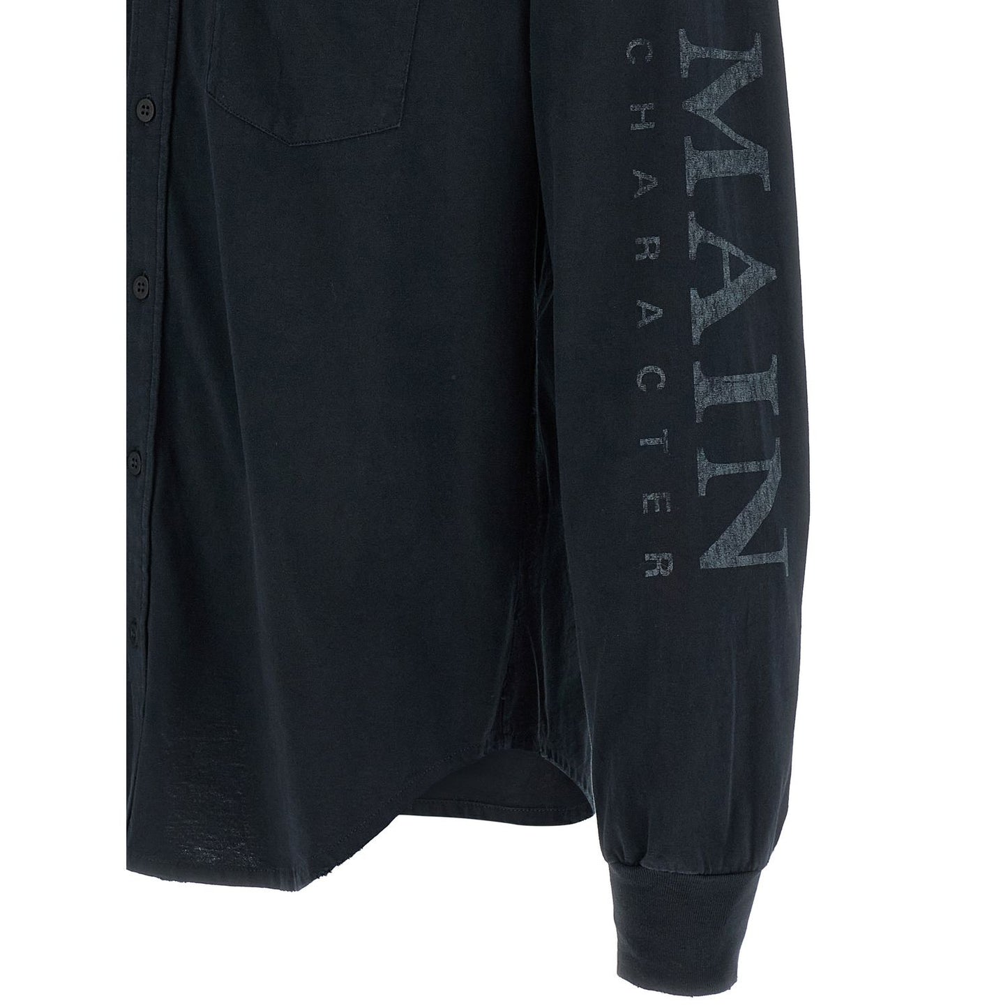 Balenciaga Black Cotton Blouse