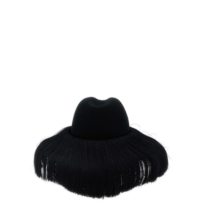 Comme Des Garçons Black Wool Fedora