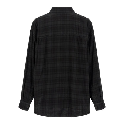Balenciaga Black Cotton Blouse