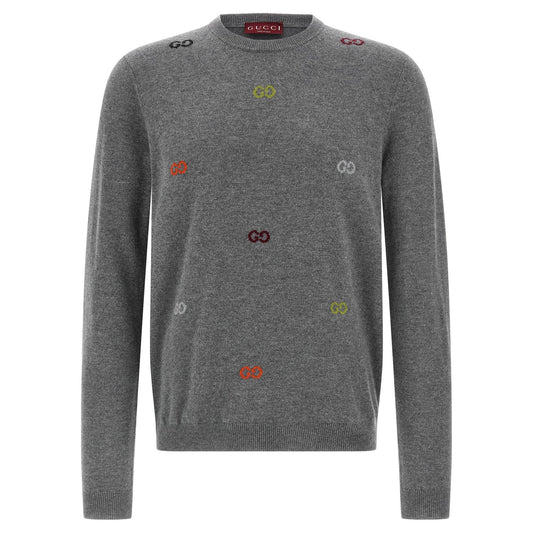Gucci Gray Cashmere Cardigan