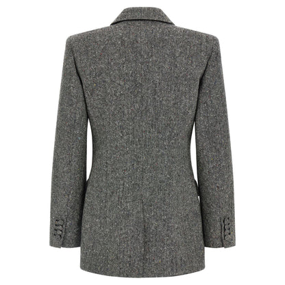 Valentino Garavani Gray Virgin Wool Blazer