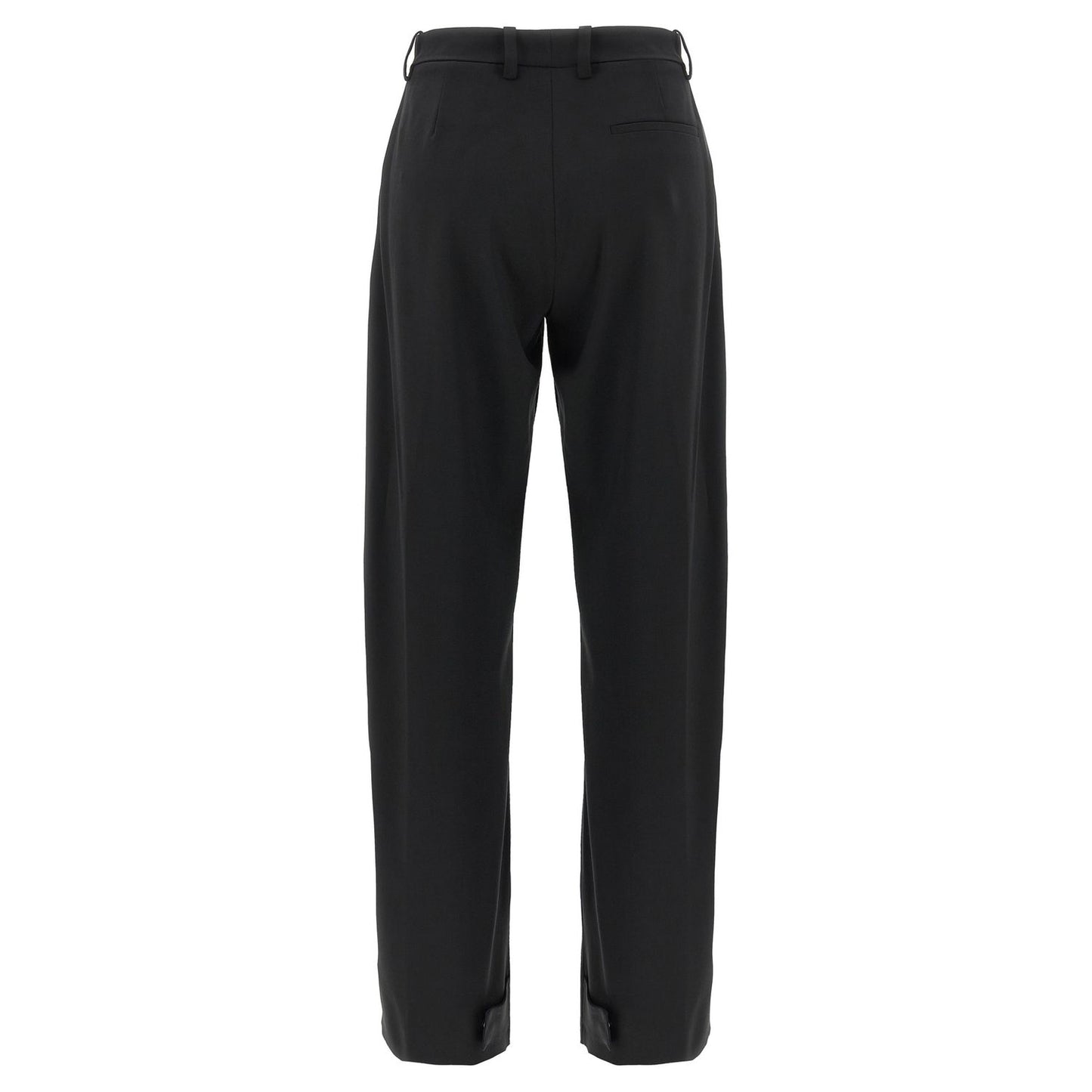 MONCLER GENIUS Black Polyester Dress Pants