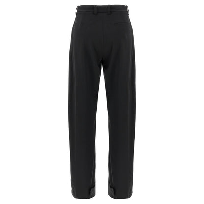 MONCLER GENIUS Black Polyester Dress Pants