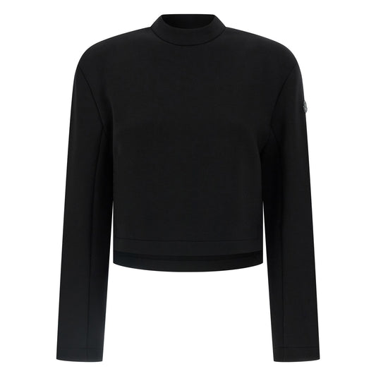 MONCLER GENIUS Black Viscose Sweatshirt