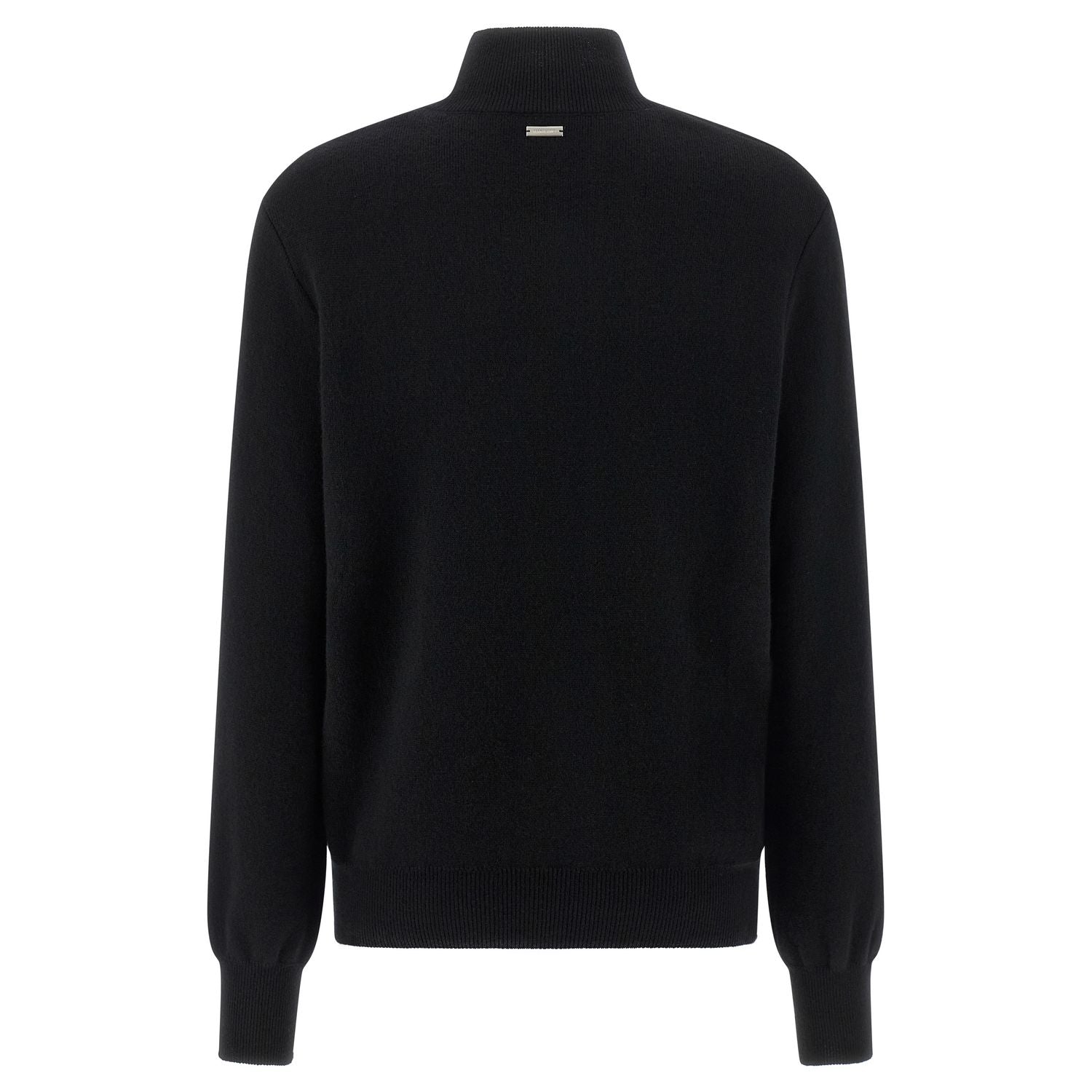Ferragamo Black Virgin Wool Cardigan