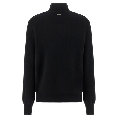 Ferragamo Black Virgin Wool Cardigan