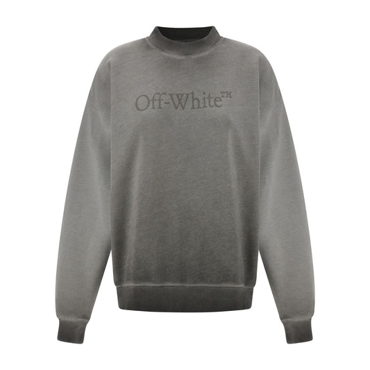 Off-White Gray Cotton Sweatshirt