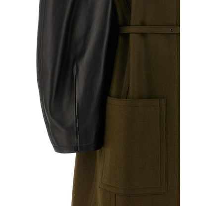 Fendi Bicolor Viscose Coat