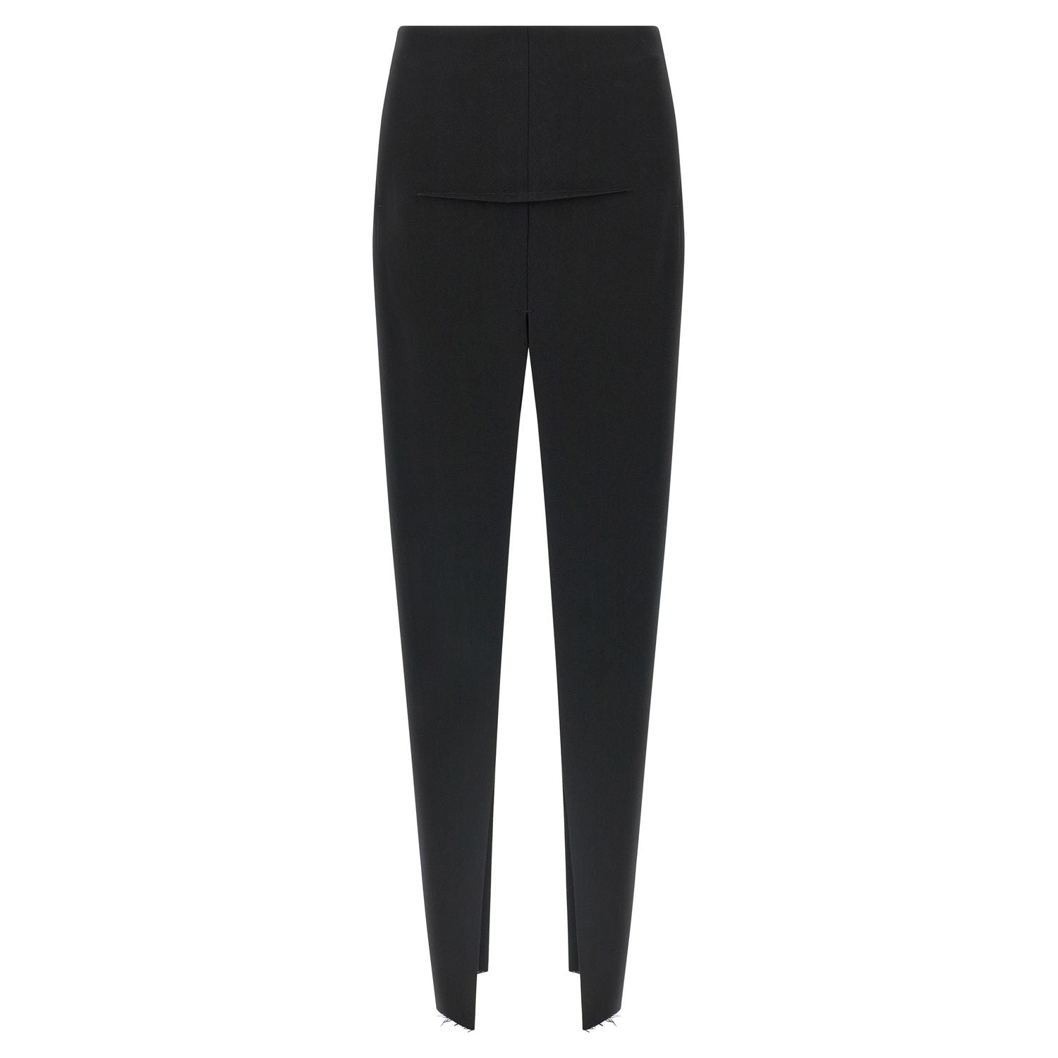 Rick Owens Black Virgin Wool Mini Skirt