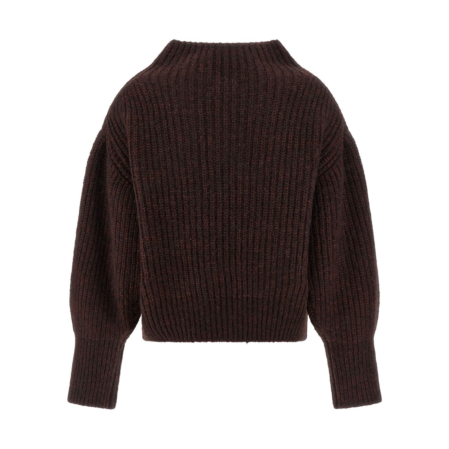 Dries Van Noten Bordeaux Wool Cardigan