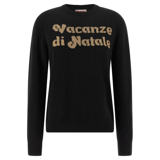 MC2 Saint Barth Black Wool Cardigan