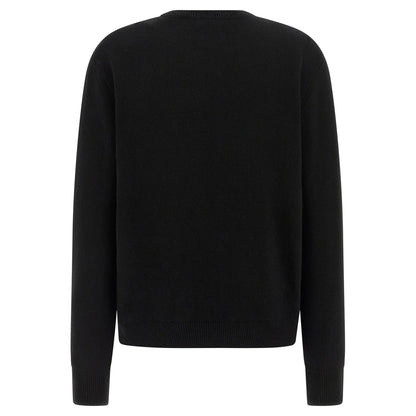 MC2 Saint Barth Black Wool Cardigan