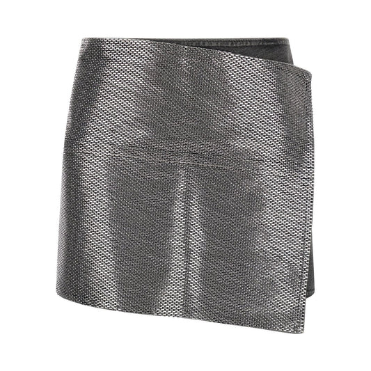 Haikure Gray Cotton Long Skirt