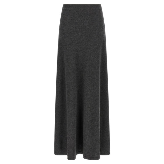 Balenciaga Gray Wool Mini Skirt