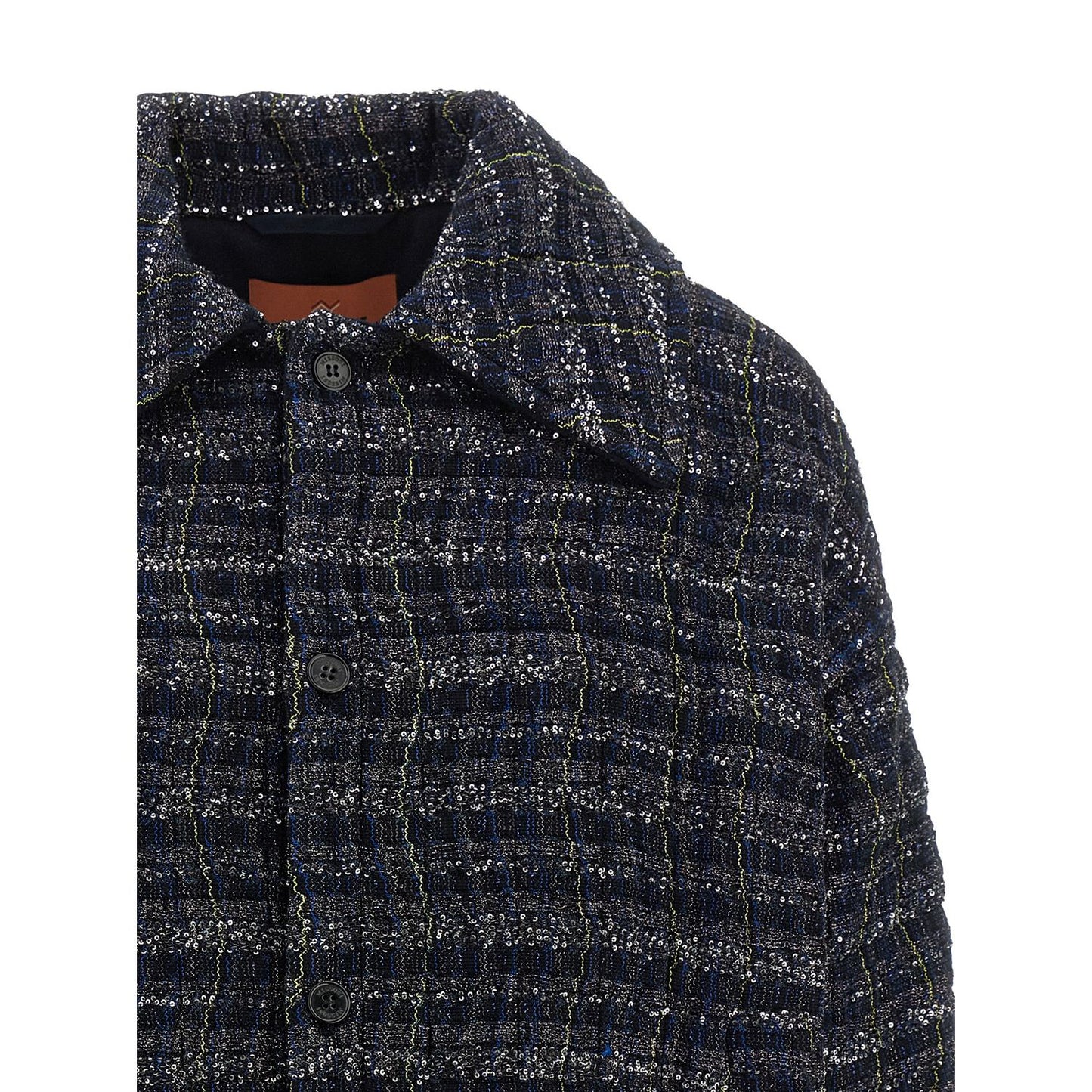 Missoni Blue Viscose Coat