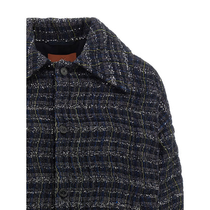 Missoni Blue Viscose Coat