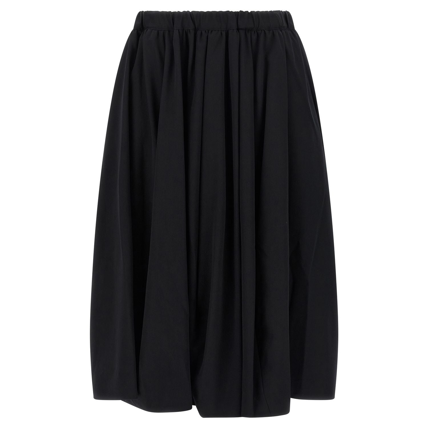 Comme Des Garçons Black Wool Mini Skirt