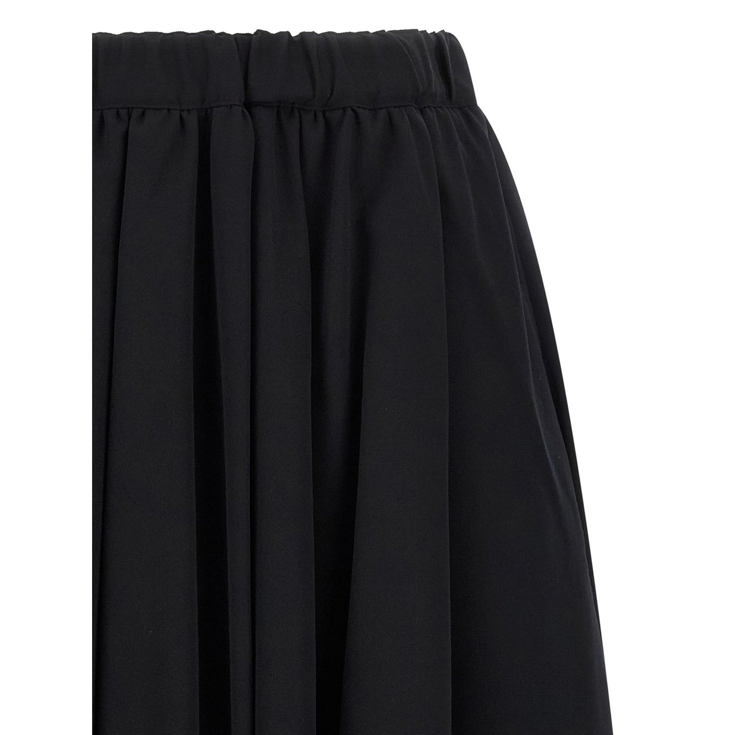 Comme Des Garçons Black Wool Mini Skirt