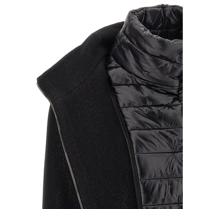 Herno Black Wool Coat