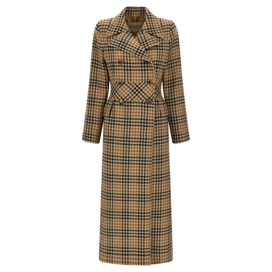 Valentino Garavani Brown Virgin Wool Coat