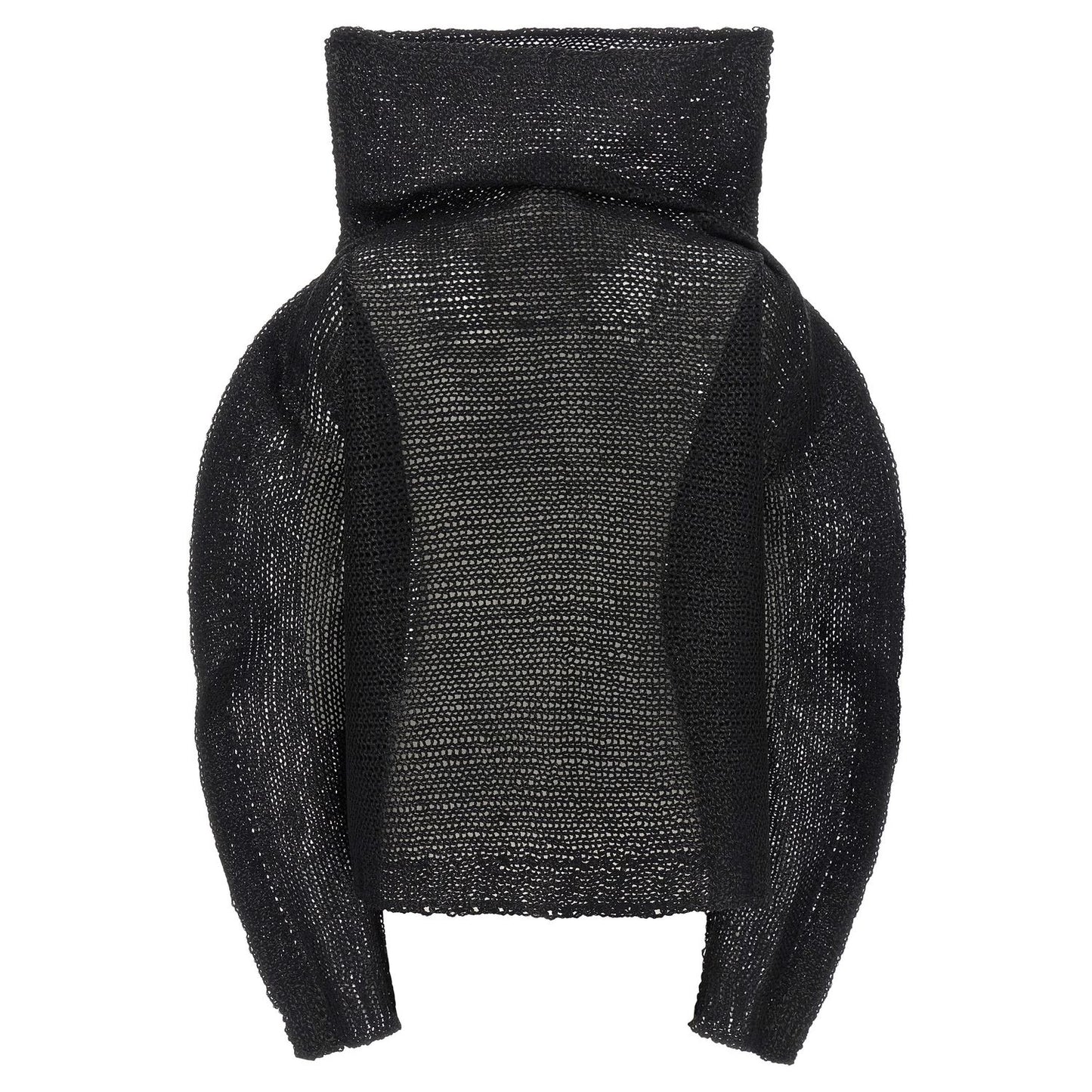 Issey Miyake Black Wool Sweatshirt